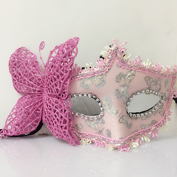 万圣节化妆舞会蝴蝶面具意大利威尼斯彩绘面具派对公主面具