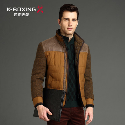 劲霸短款羽绒服男冬季男装男士商务夹克外套|DRHU4431