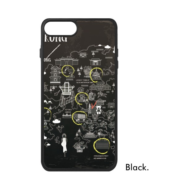 适用于iPhone港旅行景点手绘中国Xr手机壳max保护套678plus硅胶11