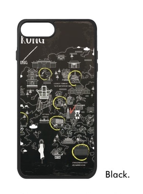 适用于iPhone港旅行景点手绘中国Xr手机壳max保护套678plus硅胶11