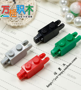 【万格】MOC创意构建积木 直把直叉高2孔 30386  NO.163