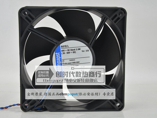 全新进口德国Ebmpapst风扇专卖店 4418L 12038 48V 2.5W保质量5年