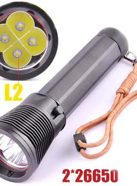 LustFire DV300 4xCREE XM-L2 4800流明 专业深水潜水手电筒