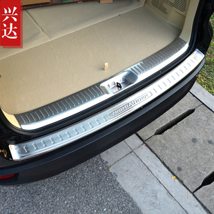 2015款广汽丰田新汉兰达专用不锈钢后踏板 HIGHLANDER全套后护板