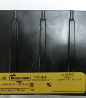 原装Bussmann配电接线端子模块600V 620A 16504-1 1P电力接器端子