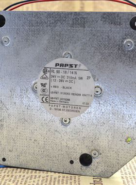 PAPST RL90-18/14N 24V 210MA 5W 2线 120*120*37MM 12037