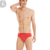 BODY 奔趣男士 内裤 BENCH 莫代尔棉中腰本命年大红三角内裤 BUB2031