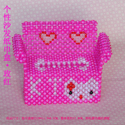 Hand-beaded bead DIY kit fashion Book box tissue box creative sofa home car ornaments