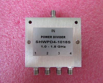 GPS,1575，BD，北斗 1-1.8GHz 10W SMA RF 4路 一分四功分器