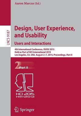 【预订】Design, User Experience, and Usabili...