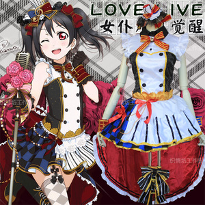 cosplay日本动漫服装 Love Live! 9月SR女仆觉醒打歌服LL妮可nico
