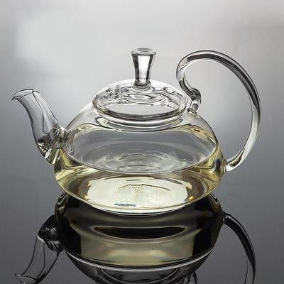 玻璃花茶壶耐高温电陶炉壶煮茶器透明大号壶泡茶高把壶功夫茶具