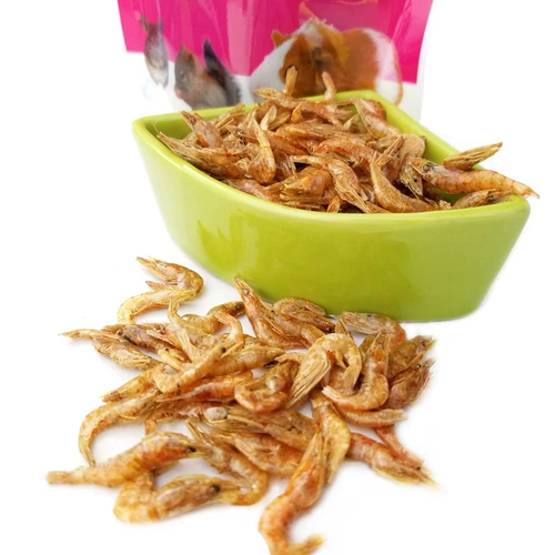 Jiexi Hamster Золотые шелковые закуски для еды Hamster любит пресноводные маленькие креветки 25g