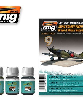 钢铁苍穹 AMMO MIG 7422 二战苏联战机旧化套装