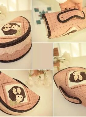 只卖图纸手工布艺DIY 实物1:1图纸 t089 半圆型收纳包   不是成品