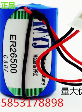 蒸汽流量计电池 原装正品MYJ ER26500 3.6V C 2号仪器 PLC锂电池