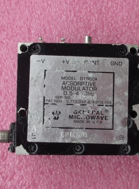 GM进口 D1960A 0.5-4GHz SMA ABSORPTIVE MODULATOR 吸收调制器