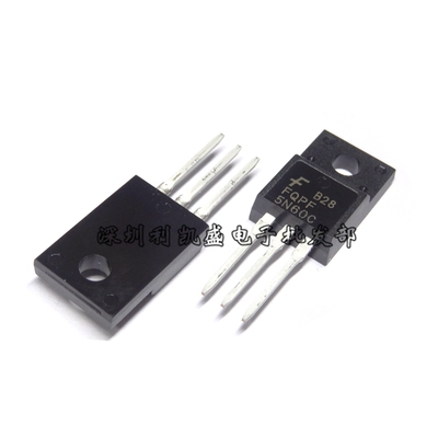 直插 FQPF5N60C TO-220F N沟道 600V 4.5A 场效应管 全新原装