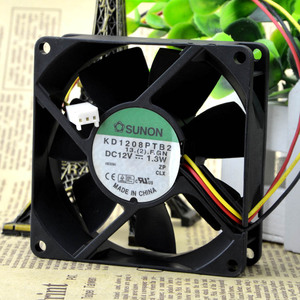 高品质TAJUN 台骏 8025双滚珠 8cm8厘米机箱风扇12V KD1208PTB2
