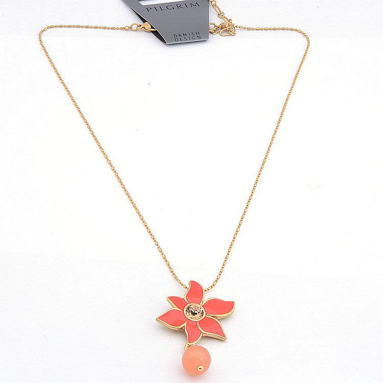 欧美饰品百搭红色滴油短款项链