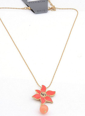 欧美饰品百搭红色滴油短款项链