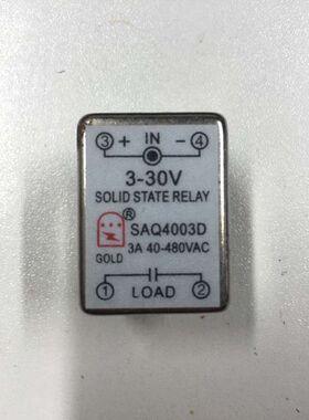 固态继电器SAQ4003D 3-30V 3A480VAC