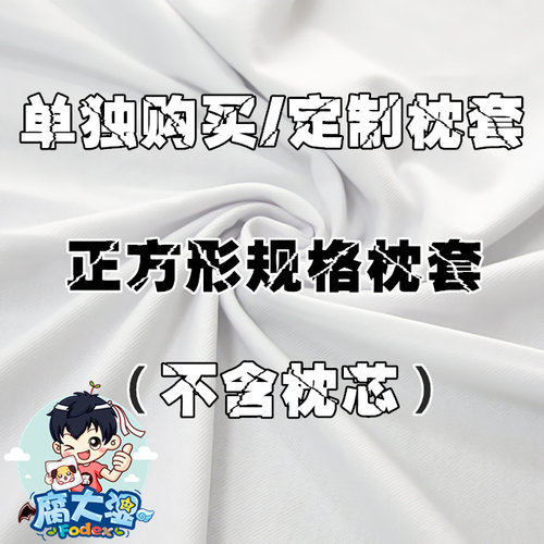 DIY来图照片正方形动漫抱枕
