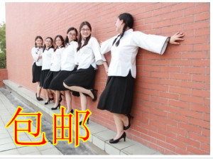 五四青年装学生装民国服大学毕业照演出表演服舞台服装演出包邮