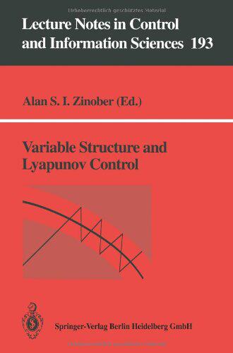 【预订】Variable Structure and Lyapunov Control