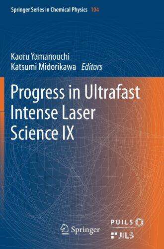 【预订】Progress in Ultrafast Intense Laser ...