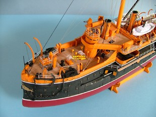 【新翔精品纸模型】一战奥登伯格　铁甲舰战舰战列舰模型