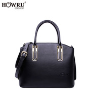 HA bags autumn 2015 new solid color soft Korean leisure laptop Messenger bag Pu fashion handbag