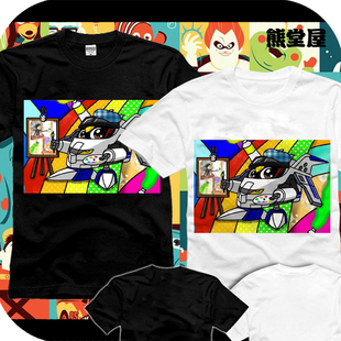 纯棉T恤短袖衣服希望号铁胆火车侠希望之光号变形火车侠