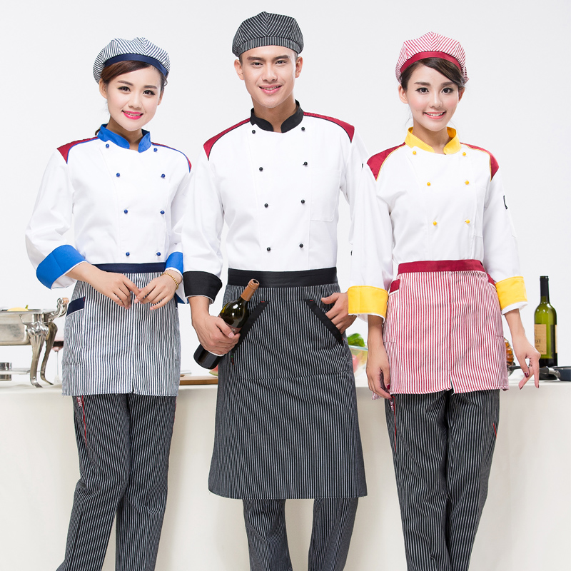 Uniforme de cuisinier en polyester - Ref 1910562 Image 1
