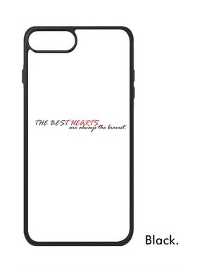 适用于iPhone标语心灵高尚勇敢人Xr手机壳max保护套678plus硅胶11