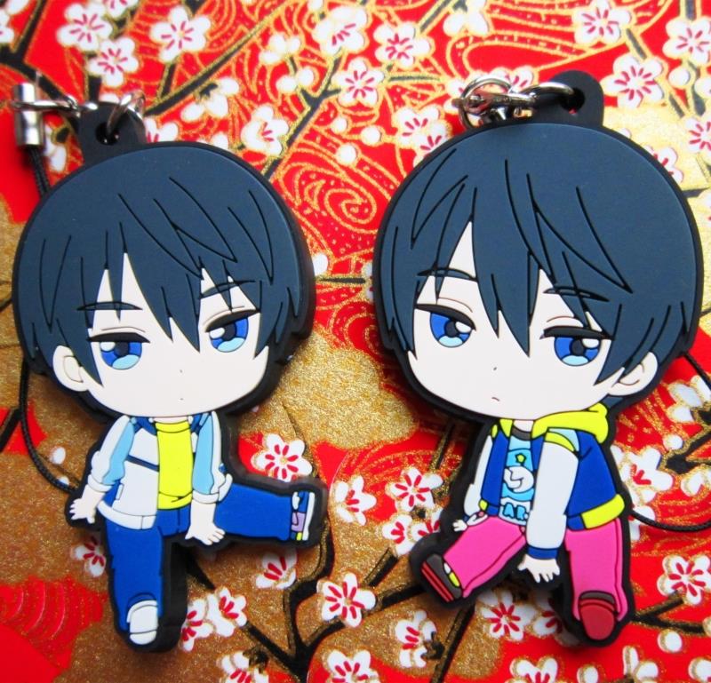 日单正版散货【Free！男子游泳部】七濑遥 坐姿 橡胶挂件