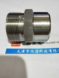 304不锈钢卡套式 1DW 高压油管接头液压接头24度锥订制焊接接头1CW