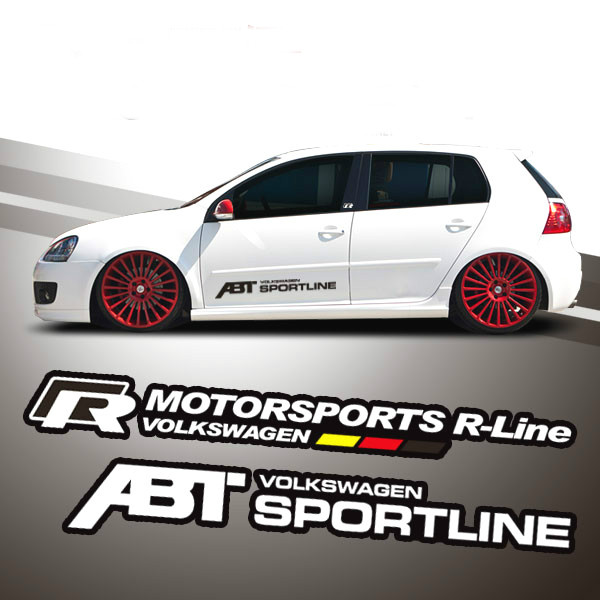 大众尚酷改装拉花车贴