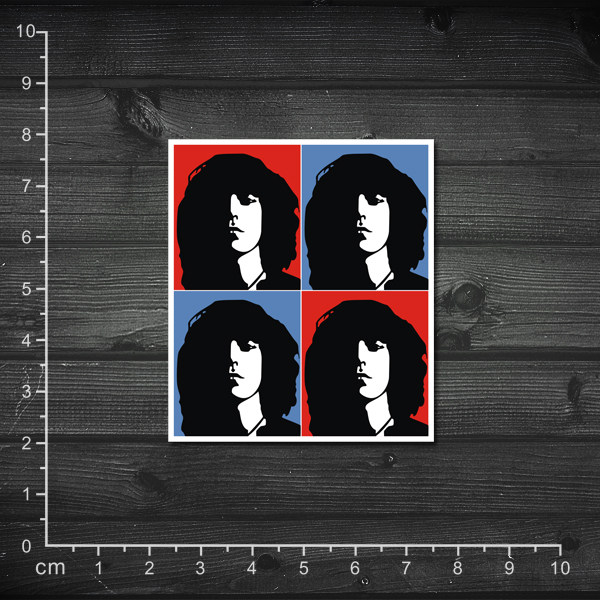 单张 复古摇滚贴纸 patti smith 波普配色 笔记本贴纸 酒吧贴纸