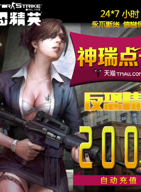 世纪天成反恐精英OL2点卡 CS2OL点卡反恐精英200元2000点自动充值