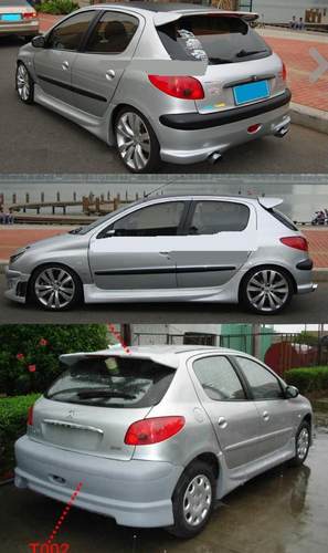 高品质206\207\C2改装VIP欧版尾翼