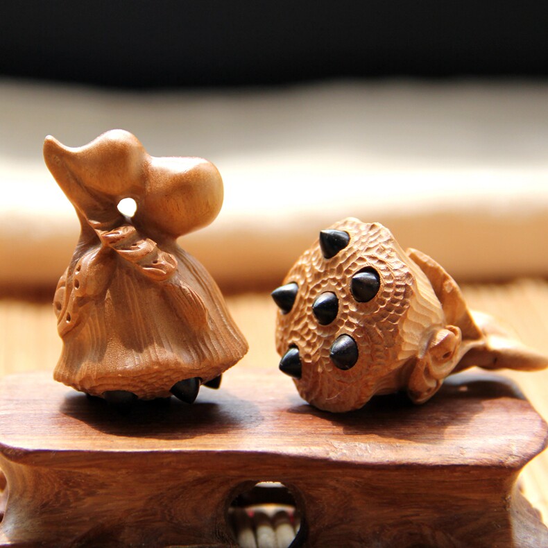 桃木葫芦莲蓬 莲子 工艺品 带籽 DIY配件莲子 手工打磨制作 diy
