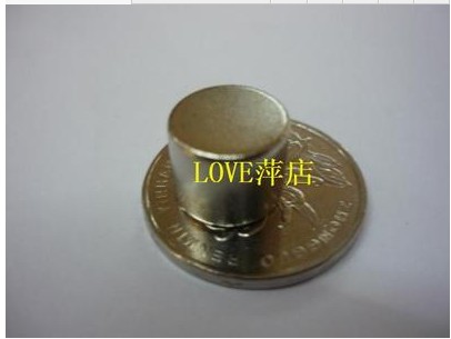 稀土永磁王 钕铁硼强力磁铁 强磁 吸铁石 磁钢 圆形D12x12mm