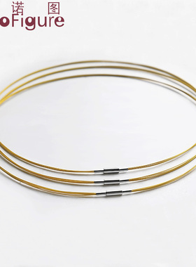 法诺图饰品吊坠项链绳日本钢丝项绳串珠挂件项圈男女皮绳吊坠挂绳