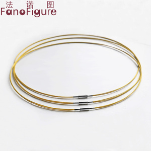 法诺图饰品吊坠项链绳日本钢丝项绳串珠挂件项圈男女皮绳吊坠挂绳