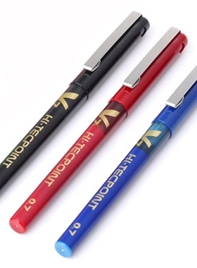 日本PILOT 百乐V7 HI-TECPOINT 百乐BX-V7中性笔 签字笔 0.7