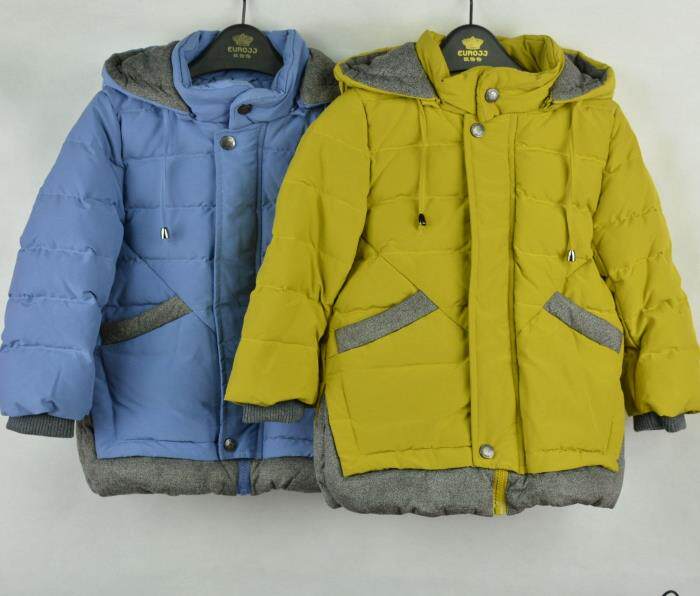 欧恰恰羽绒服冬季新款童装学生男童冬款中长款羽绒服中大童外套