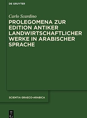 【预售】Prolegomena Zur Edition Antiker Landwirtschaft...
