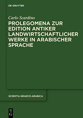 【预售】Prolegomena Zur Edition Antiker Landwirtschaft...