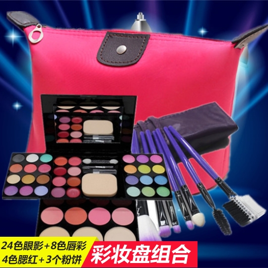 Mỹ phẩm Trang Điểm Set Người Mới Bắt Đầu Công Cụ Làm Đẹp Bộ Hoàn Chỉnh Chính Hãng Hộp Trang Điểm Ánh Sáng Sân Khấu Trang Điểm Khỏa Thân Trang Điểm bảng mắt tutu màu 802
